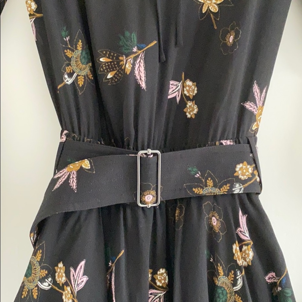 A.L.C. Campbell Dress in Black Multi - Picture 7 of 11